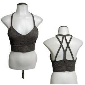 JoyLab Sports Bra Women X-Small Criss Cross Back Straps Workout Top XS